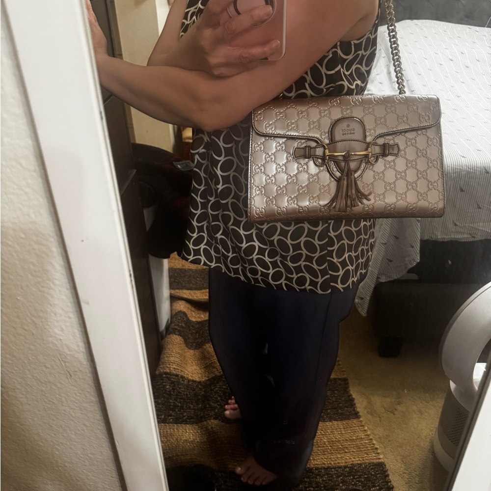 GUCCI  Medium guccissima patent leather 💯💯authentic - Picture 12 of 12